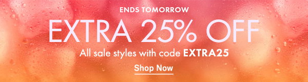 EXTRA 25% OFF SALE