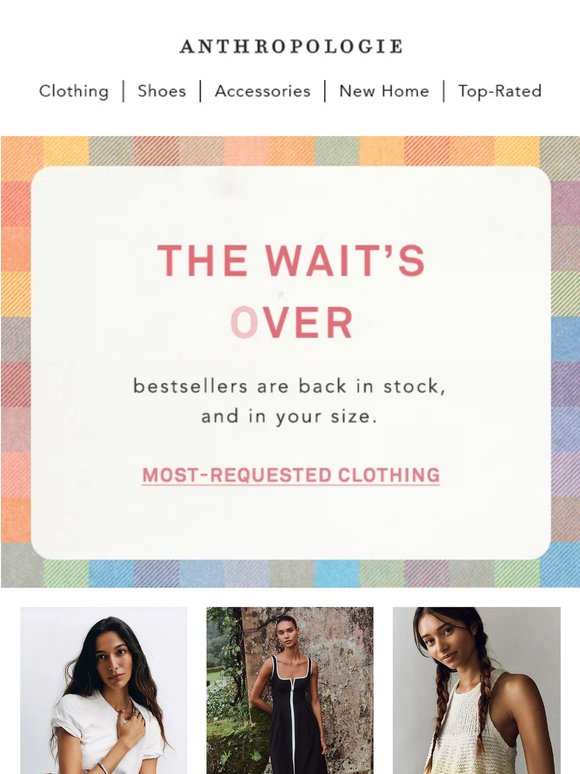 Our best is back in stock.