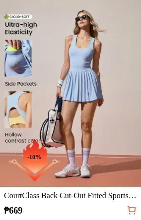 CourtClass Back Cut-Out Fitted...