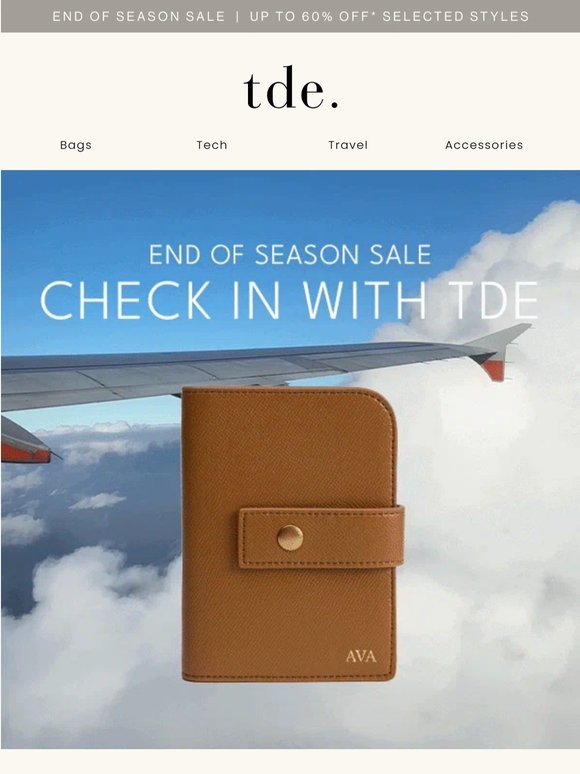The travel edit is in the sale. Shop before it's gone.