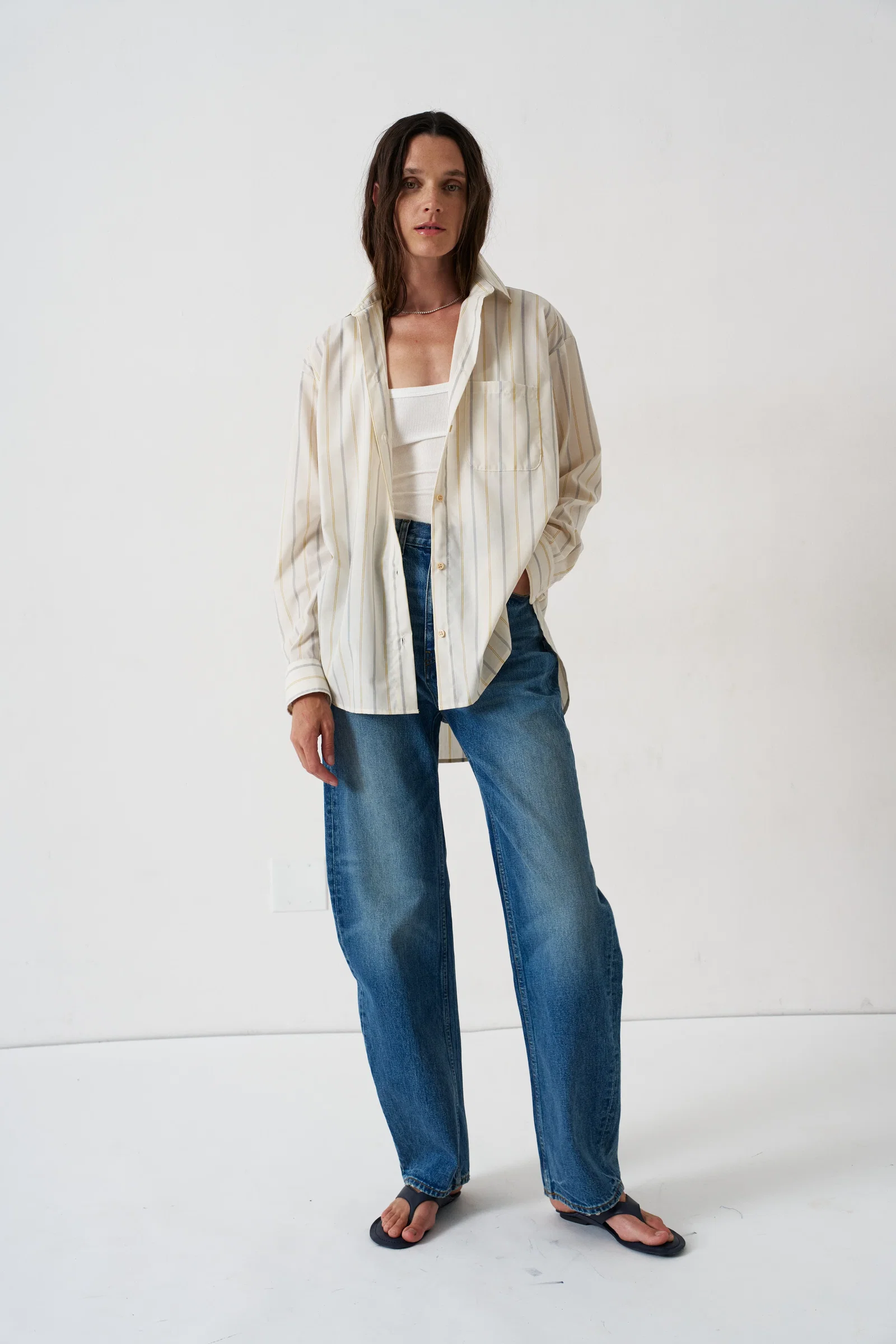 Image of The Fan Jean in Borrego Indigo