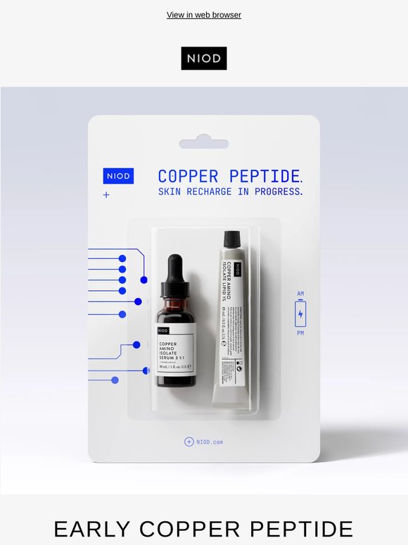 Copper peptide: the origin story.