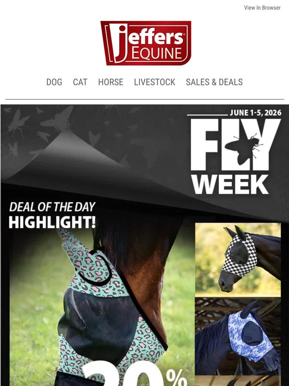 Don't Miss 20% off Fly Masks!
