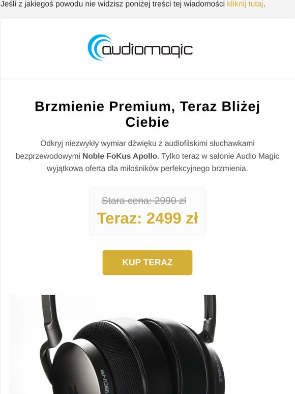 🎧 Noble FoKus Apollo: Taniej o 500 zł!