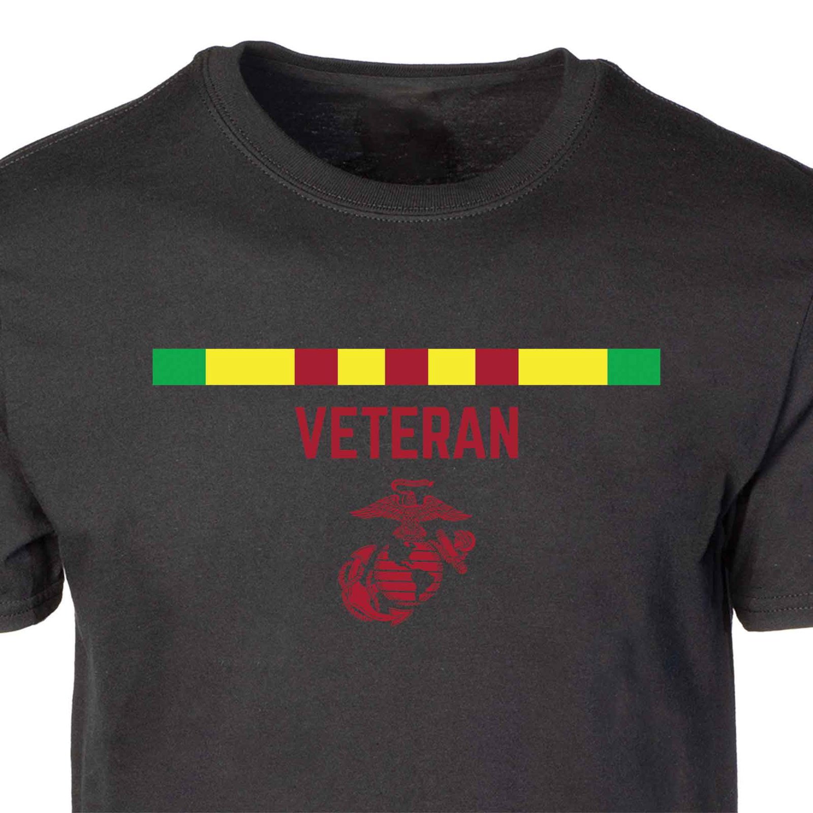 Image of USMC Personalized Conflict and Rank T-shirt