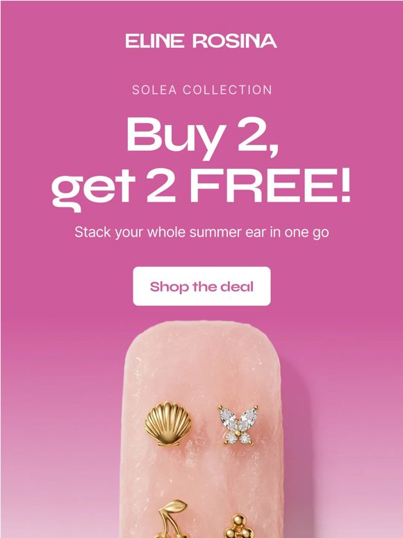 Buy 2, get 2 free on the Solea collection