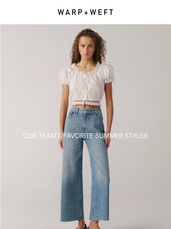 How We’re Wearing Denim This Summer