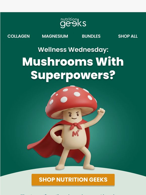 Wellness Wednesday: Magical Mushrooms? 🪄