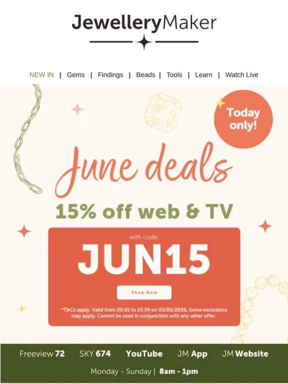 Surprise June Deals 🌞