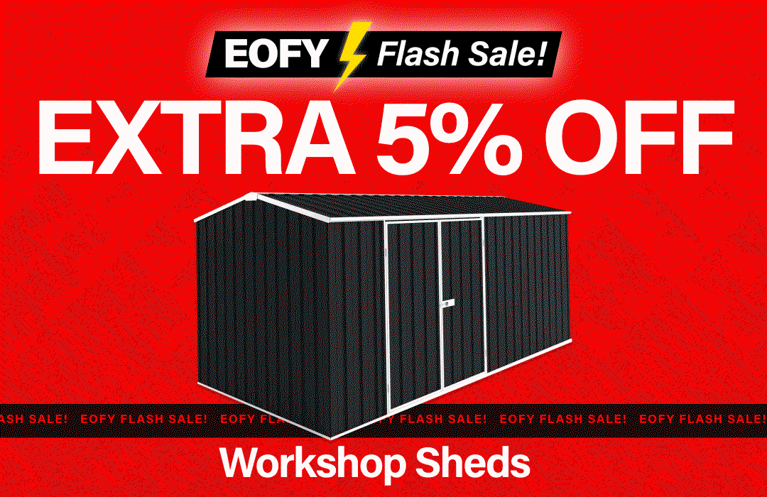 Extra 5% Off Workshop Sheds