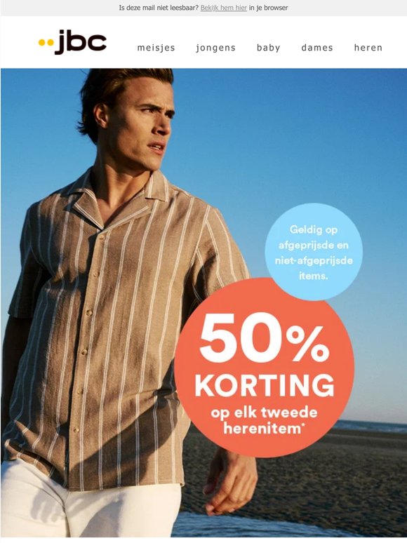Voor hem | -50% op T-shirts en shorts
