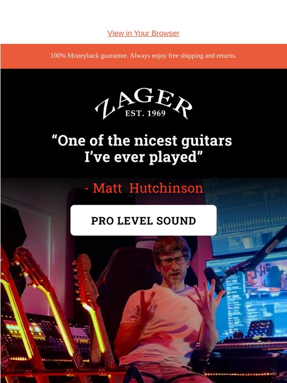 Matt Hutchinson Plays Zager 🎸