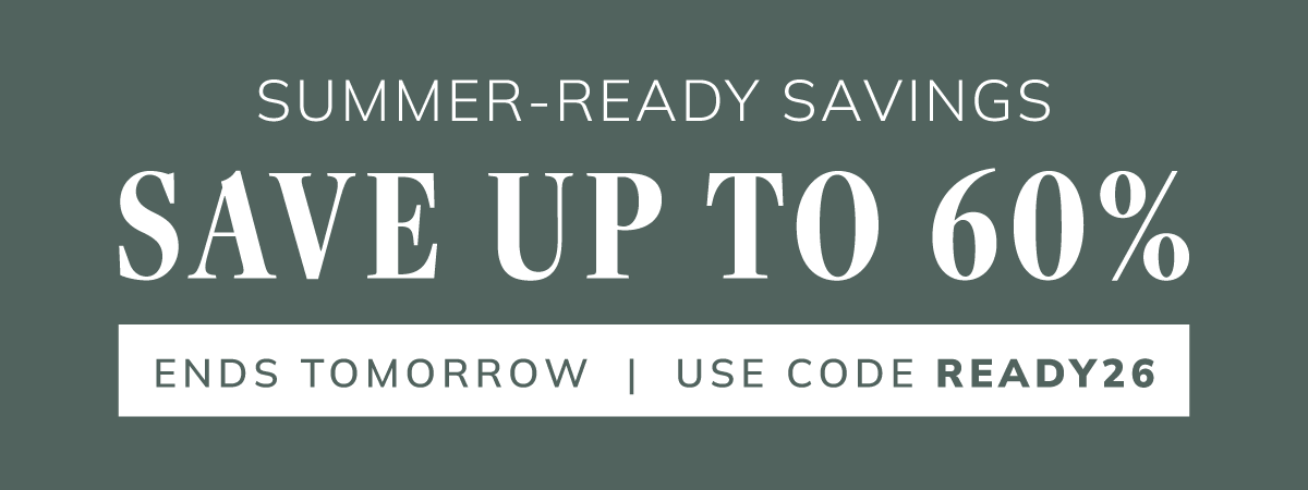Summer sale offer, save 60%, code READY26