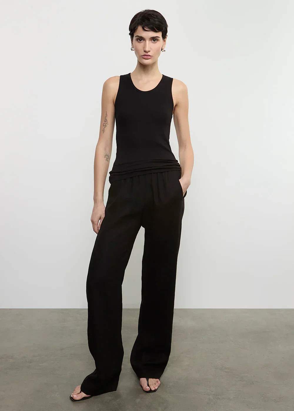 Image of Linen Everywhere Pant - Black