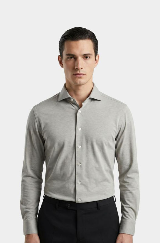 Profuomo Business Hemd Grijs