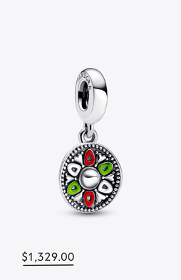 Charm colgante doble Trofeo grabable