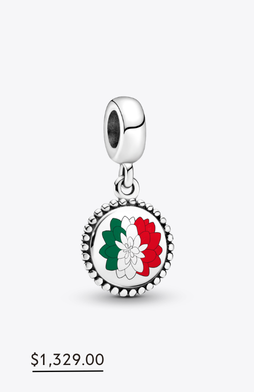 Charm colgante doble tenis de fútbol