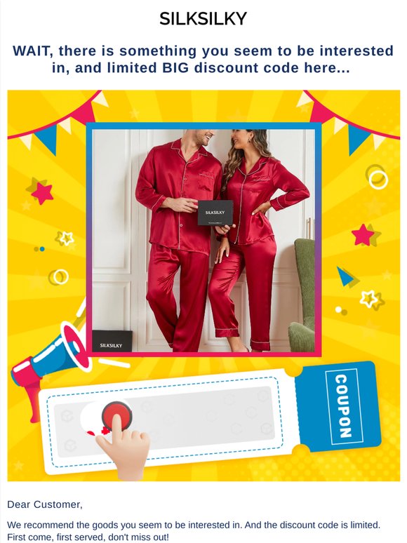 WAIT, there is something you seem to be interested in, and limited BIG discount code here...