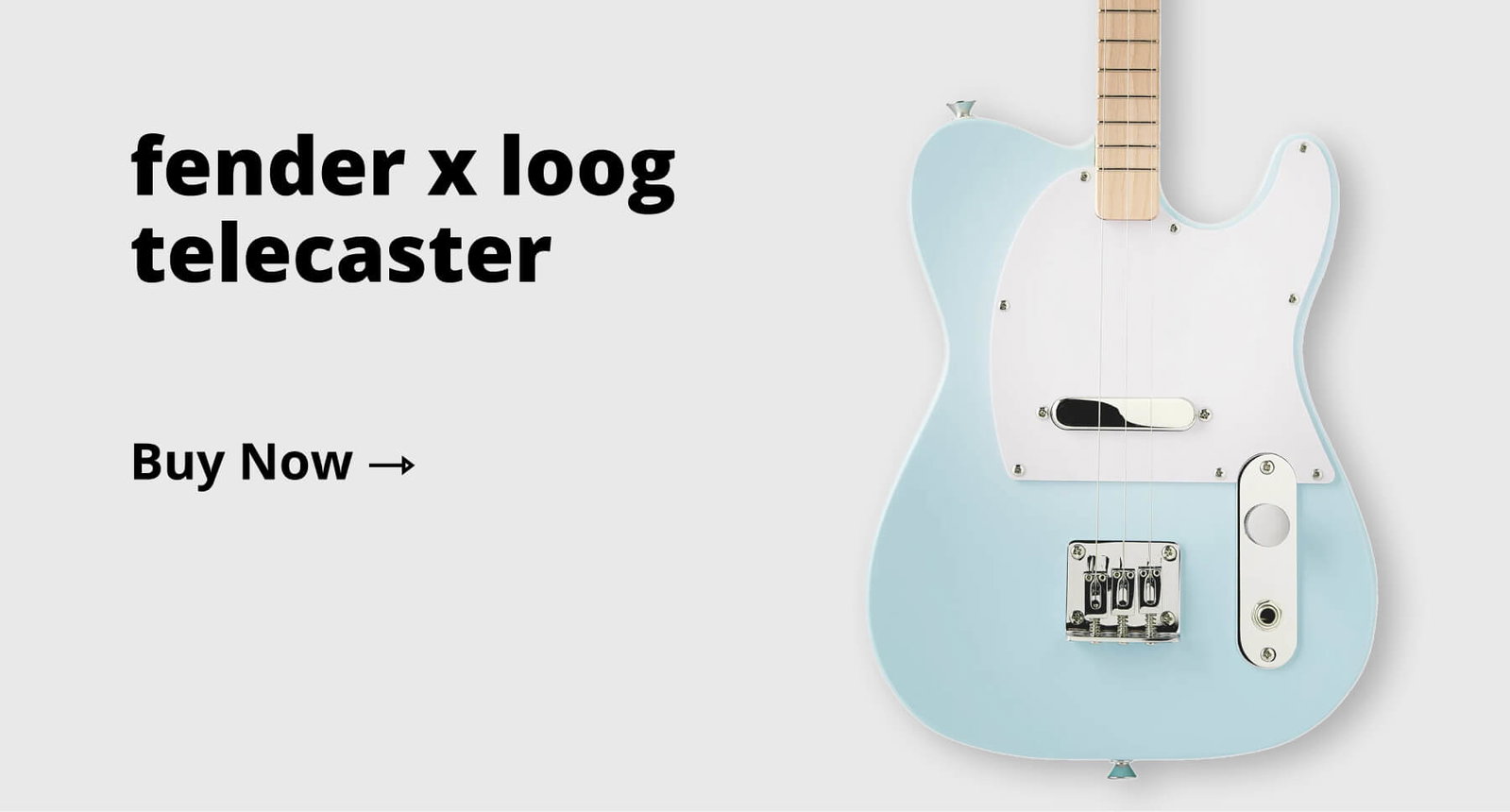 fender x loog telecaster - sonic blue