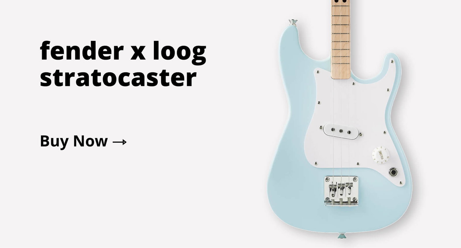 fender x loog stratocaster - sonic blue
