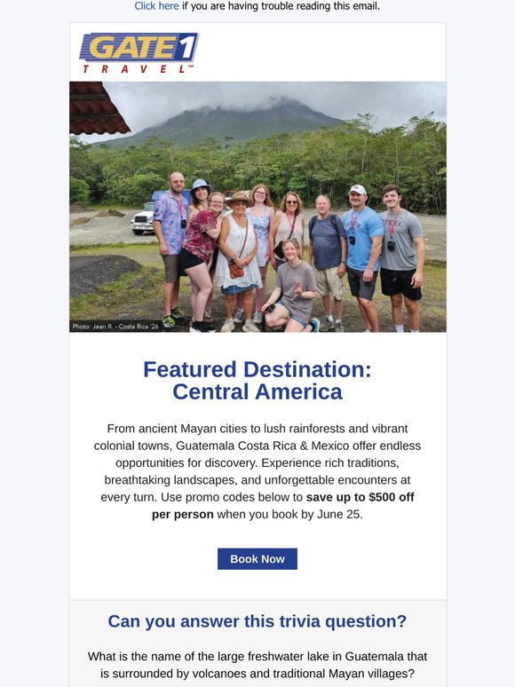 Rainforests, Ruins & Remarkable Experiences | Central America Awaits!