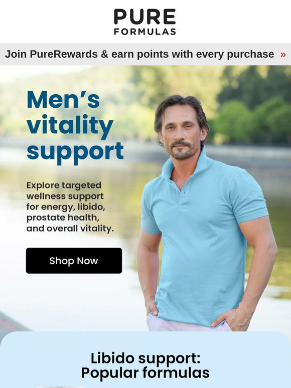 Men’s performance and vitality support made simple ⚡
