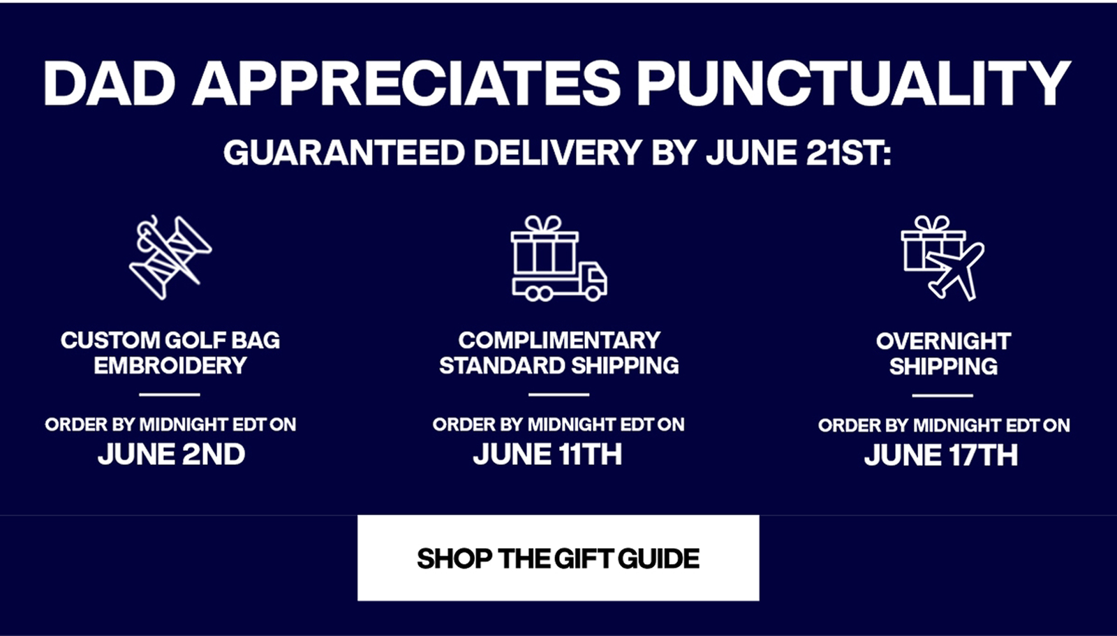 Dad Appreciates Punctuality | Shop The Gift Guide