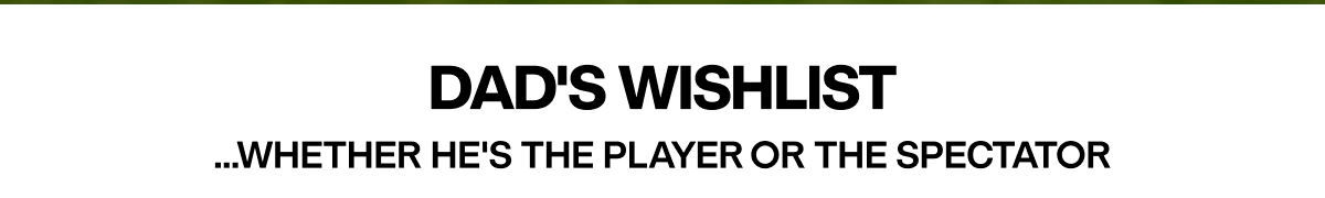 Dad's Wishlist