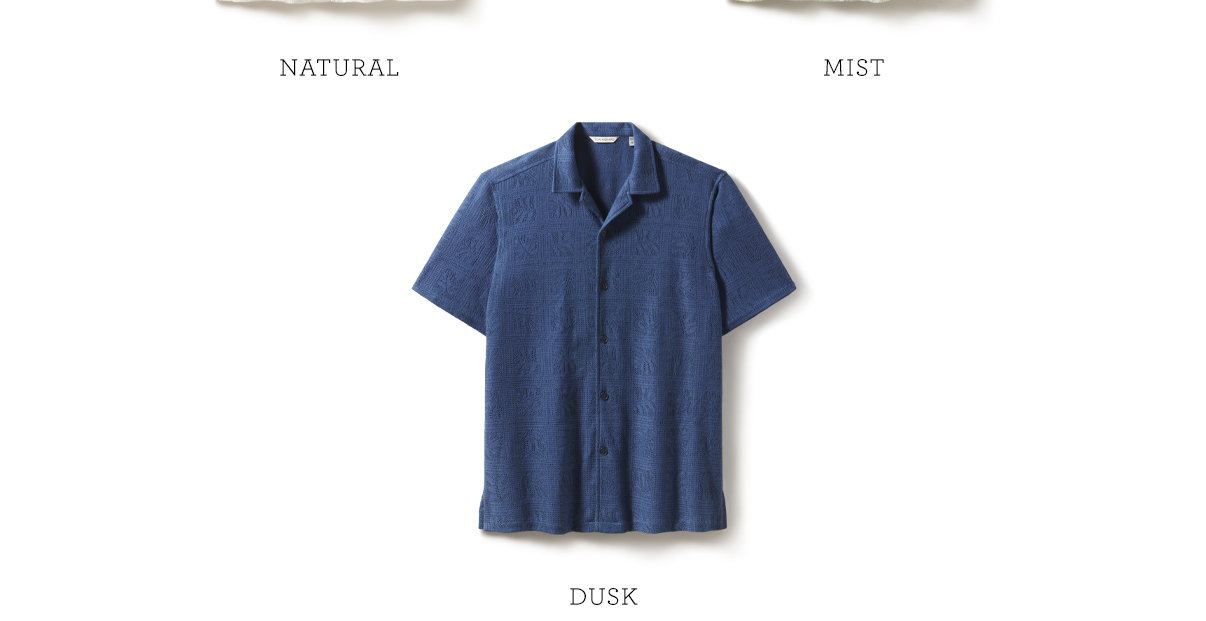 Available in Natural, Mist and Dusk