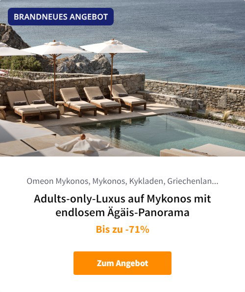 Adults-only-Luxus auf Mykonos mit endlosem Ägäis-Panorama