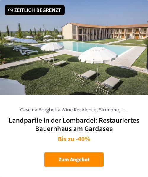 Landpartie in der Lombardei: Restauriertes Bauernhaus am Gardasee