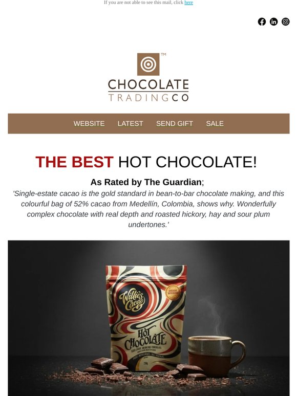 The Best Chocolate Says The Guardian!
