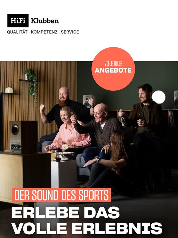 Verbessere Deinen TV-Sound und mach Dich bereit für die großen Sportereignisse des Sommers