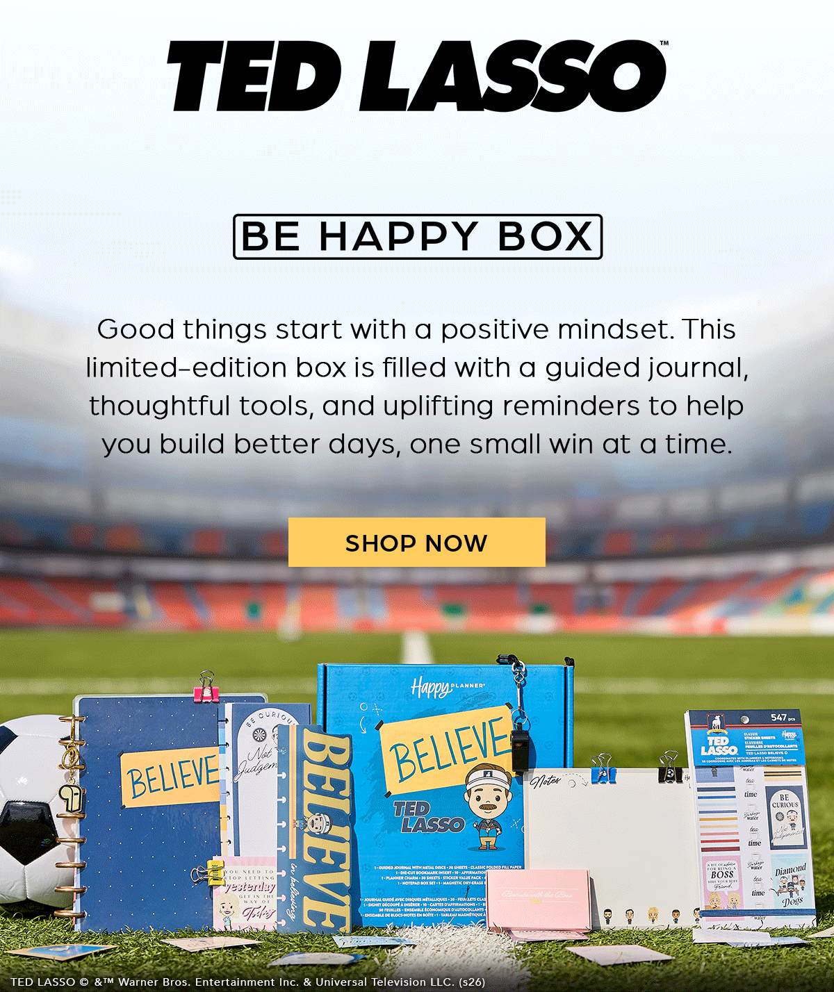 Ted Lasso Be Happy Box