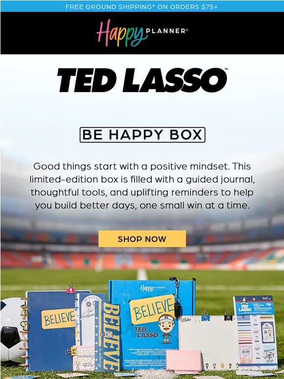 Just In: Ted Lasso Be Happy Box ⚽