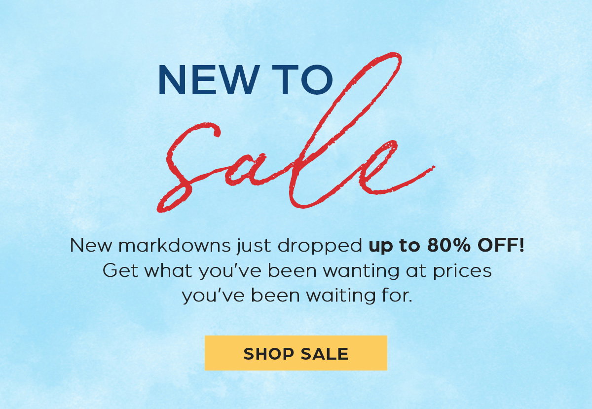 New to Sale