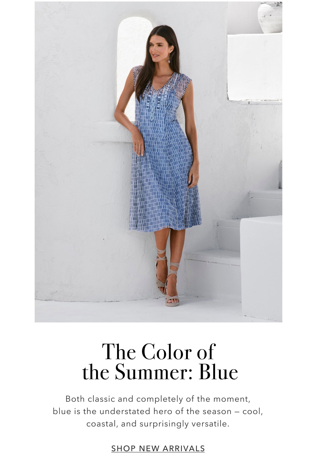 THE COLOR OF THE SUMMER: BLUE