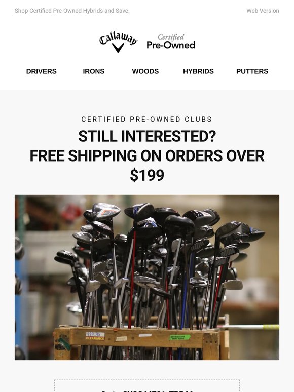 Free Ground Shipping On Your Entire Order!
