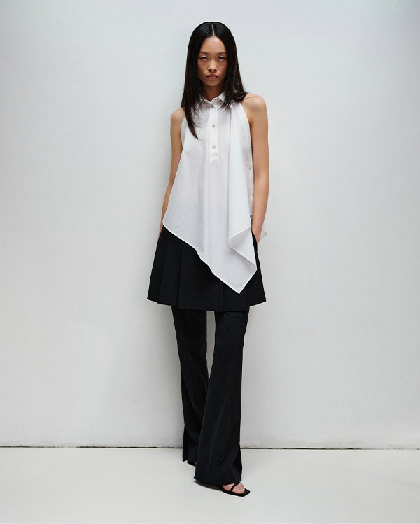 COLLAR SCARF TOP