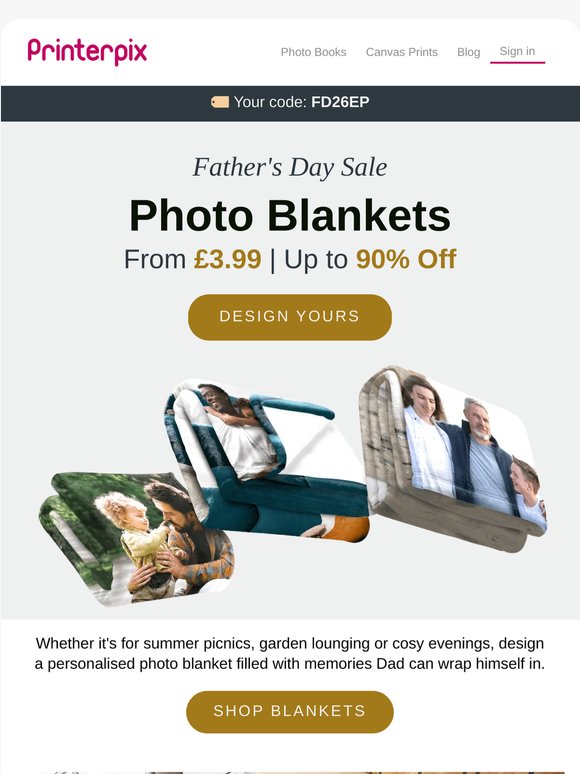 🧺💙 His New Favourite Picnic Blanket? From £3.99
