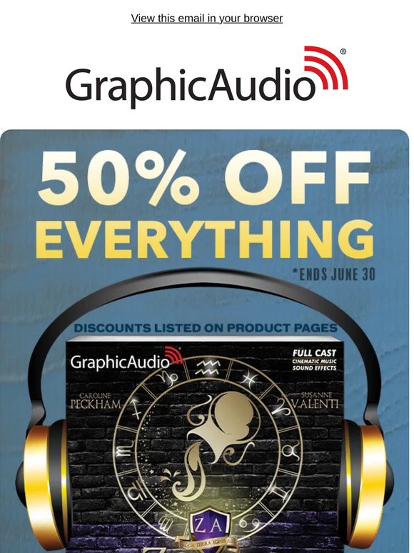 50% Off the whole month of June 🎧