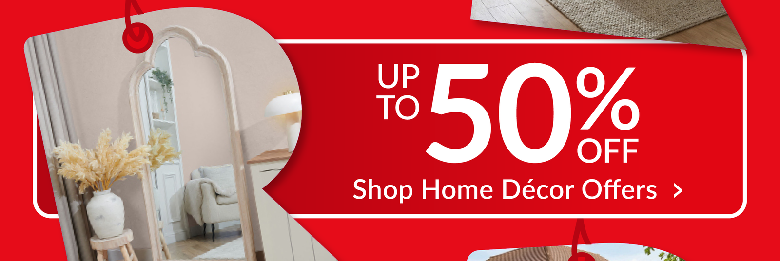 Up to 50% off home decor offers