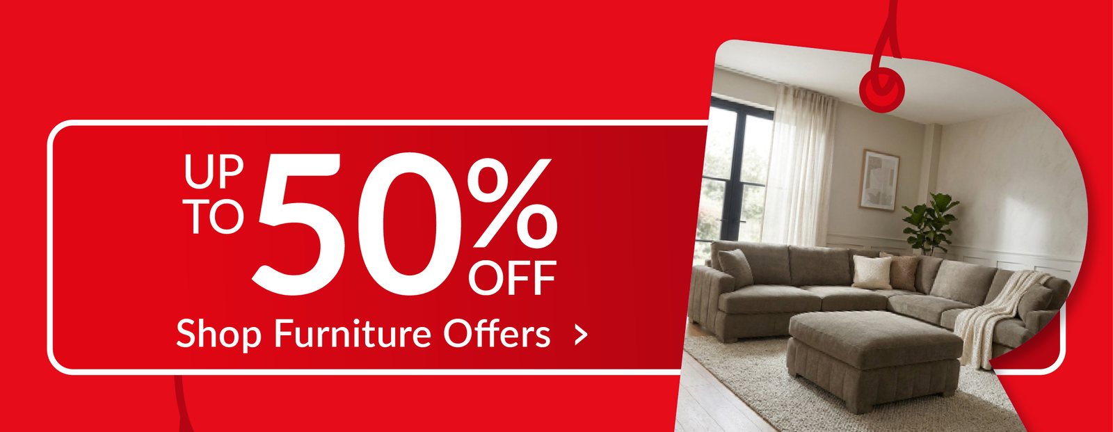 Up to 50% off furniture offers