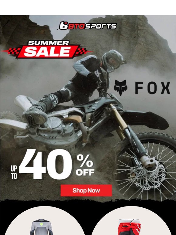 Fox Racing Summer Savings Have Arrived