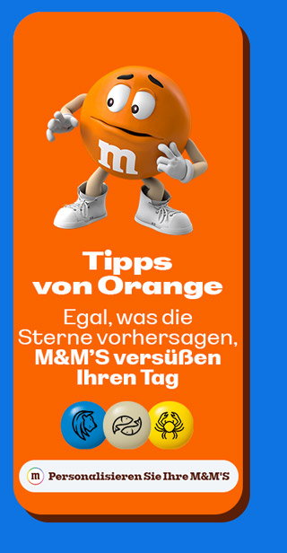 PERSONALISIEREN SIE IHRE M&M'S