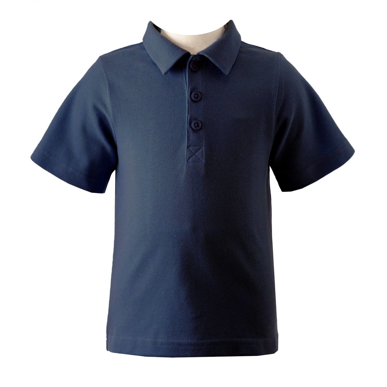 Navy Pique Polo Shirt