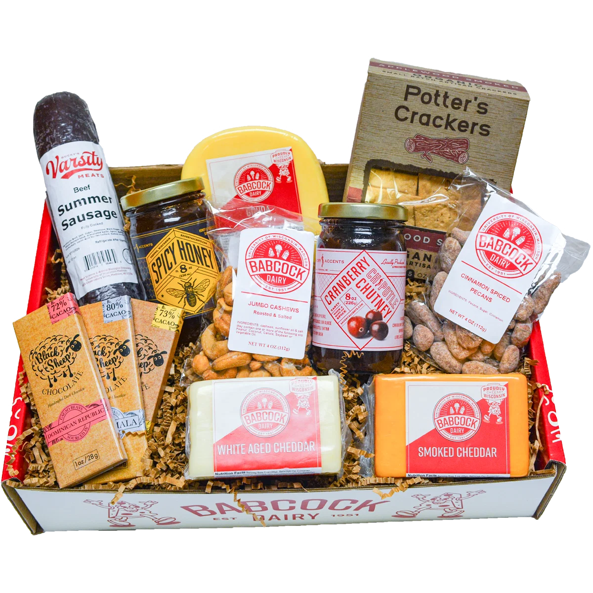 Image of Wisconsin Charcuterie Gift Box