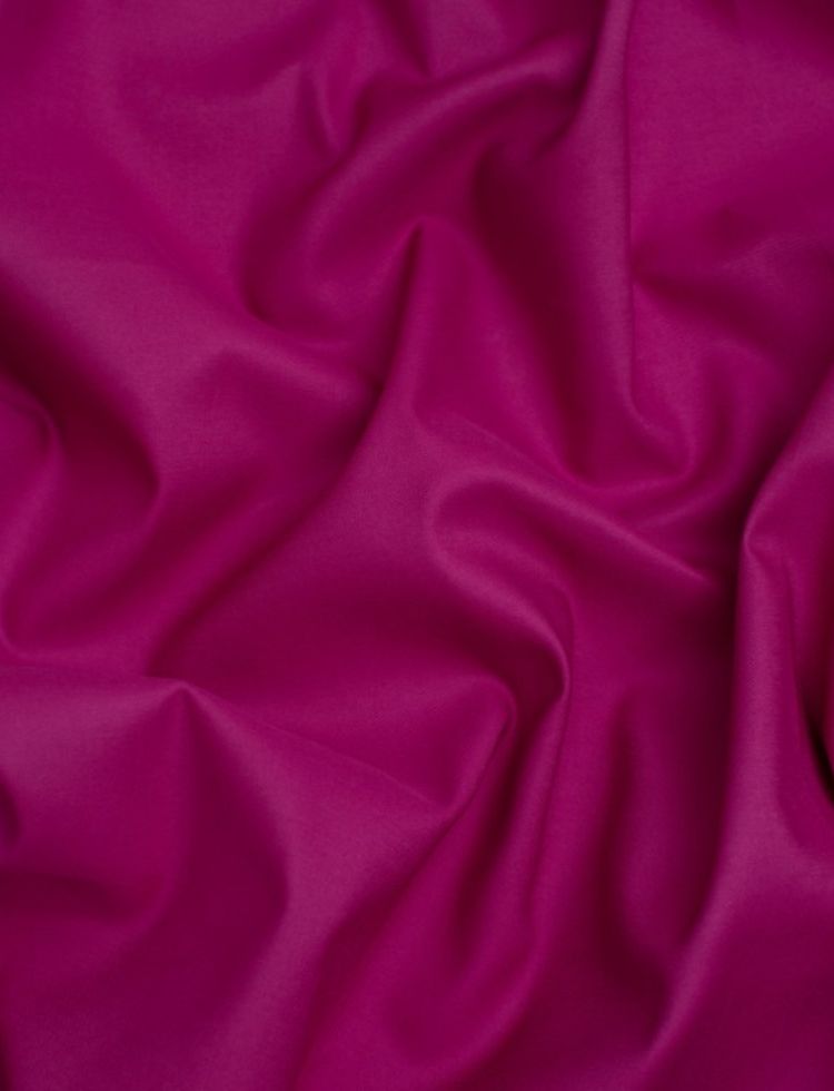 Cotton Sateen Fabric Fuchsia