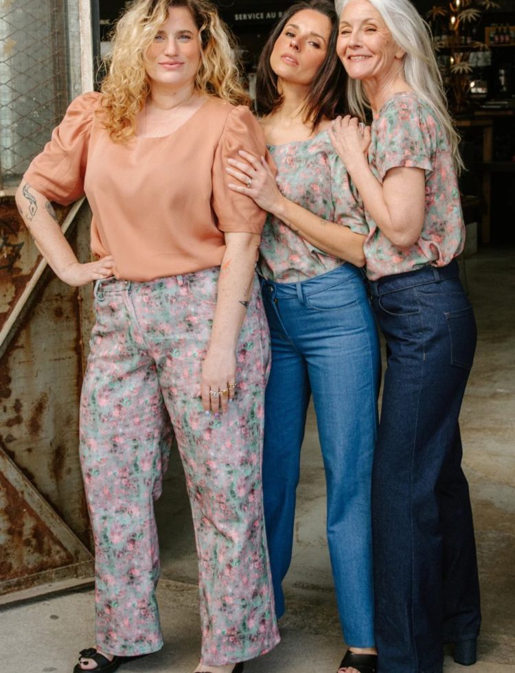 Maison Fauve Paper Sewing Pattern Worn Jeans