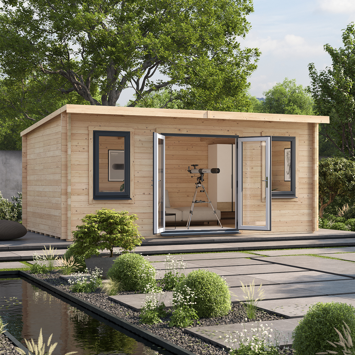 Image of BillyOh Fraya Pent Log Cabin